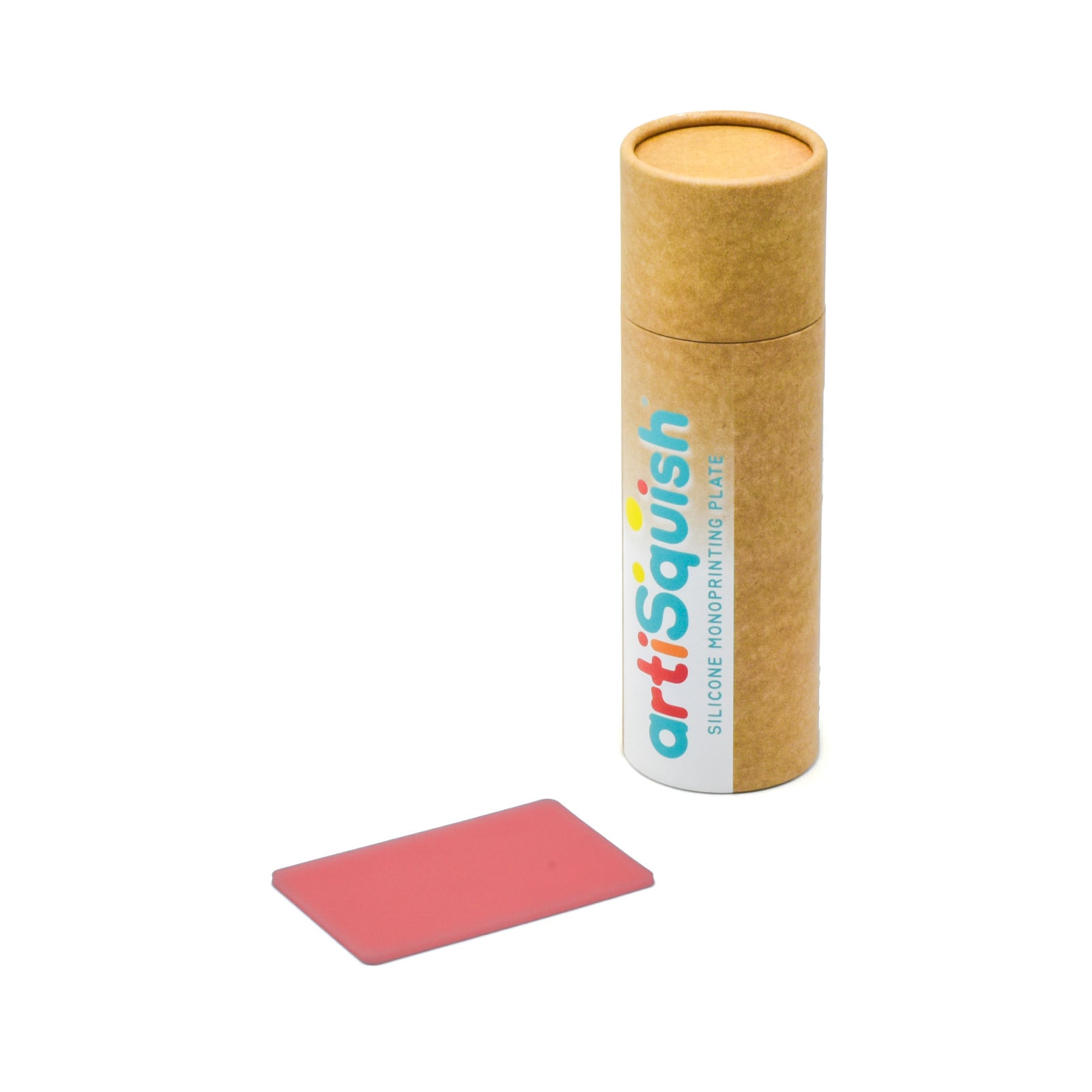 artiSquish Silikon Baskı Plakası - Dikdörtgen Kırmızı  - 3x5 Inch / 7x12 cm