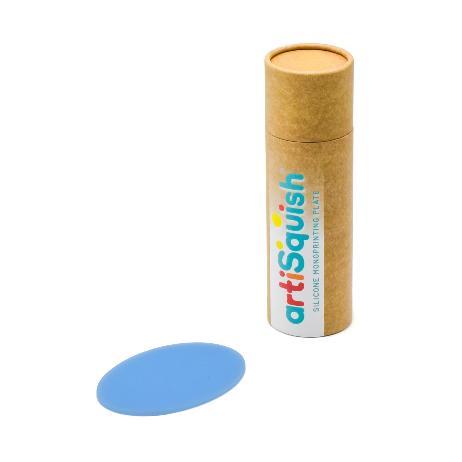 artiSquish Silikon Baskı Plakası - Oval Mavi - 4x6 Inch / 10x15 cm