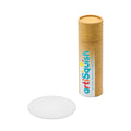 artiSquish Silikon Baskı Plakası - Yuvarlak Beyaz - 6 Inch / 15 cm
