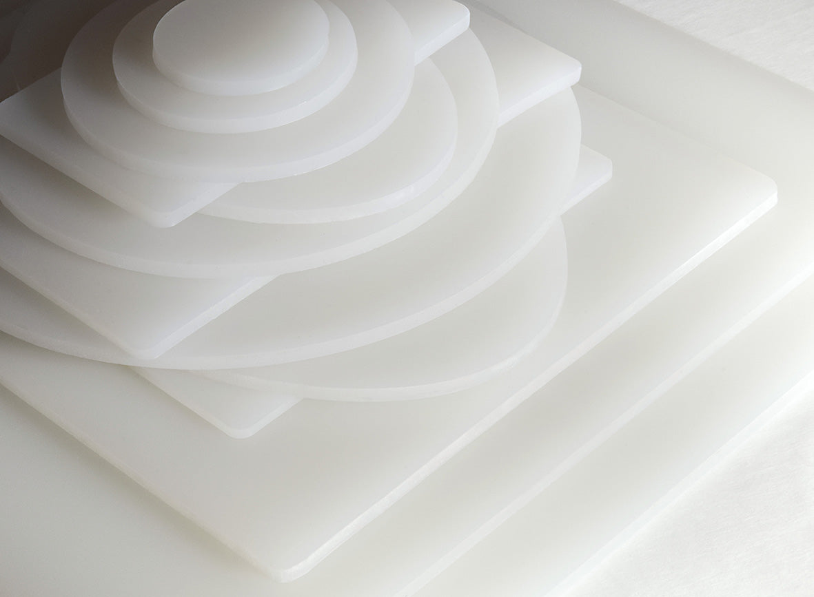 artiSquish Silikon Baskı Plakası - Dikdörtgen Beyaz - 8x10 Inch / 20x25 cm